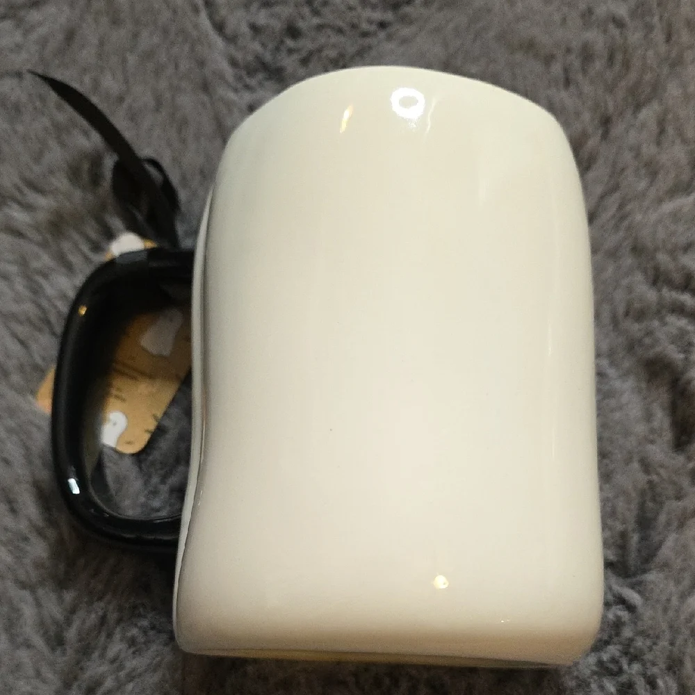 Rae Dunn Snoopy Skeleton Coffee Tea Mug - Cream and Black so stinking cute